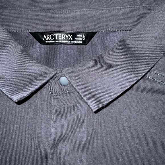 Arc'teryx Men’s Captive Long Sleeve Polo Shirt L - Picture 4 of 6